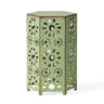 Galore - Side Table With Sunburst Cut Out Design