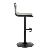 Mara - Adjustable Barstool (Set of 2) - Black Metal