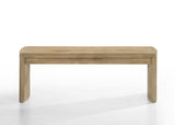 Magnus - Wide Dining Bench - Wooden Oak