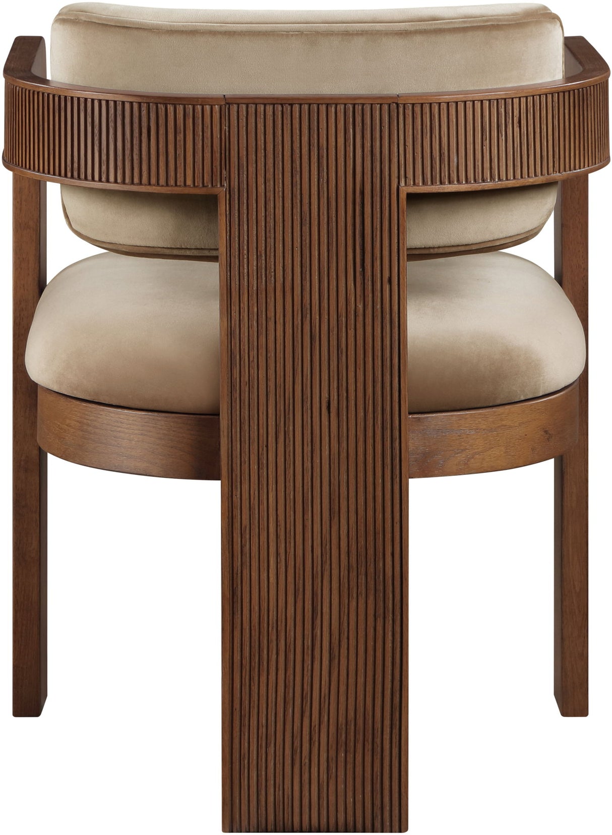 Sacha - Velvet Dining Chair With Brown Base (Set of 2)