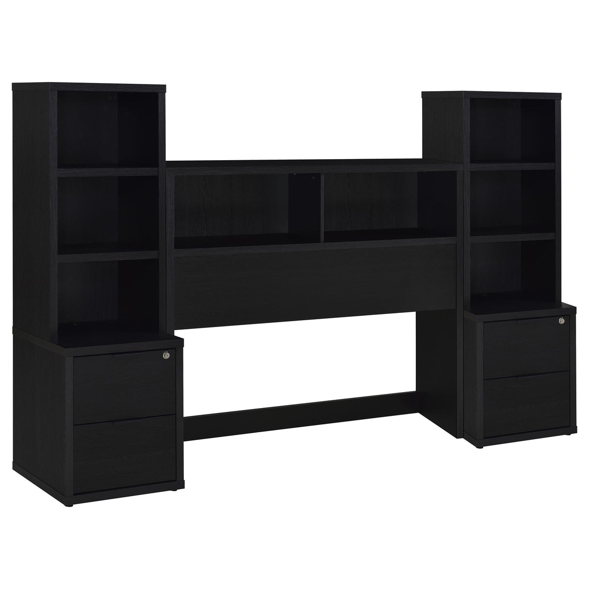 Geary - 3 Piece Bedroom Set With Bookcase Headboard