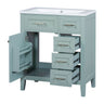 Modern Bathroom Vanity With Sink Combo, 3 Drawers