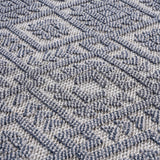 Guros - 6' X 9' Traditional Indoor / Outdoor Area Rug - White / Gray