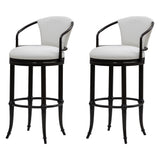 Otis - Upholstered Swivel Bar Height Barstool