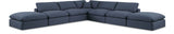 Comfy - 7 Piece Linen Modular Corner Sectional