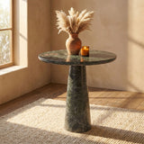 Fontelina - 30" Genuine Marble Bistro Dining Table