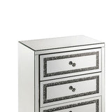 Noralie - Cabinet - Mirrored, Faux Diamonds