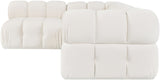 Orin - Fabric Velvet 4 Piece Modular Sectional