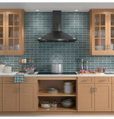 GE(R) 36" Wall-Mount Pyramid Chimney Hood - (JVW5361BJTS)