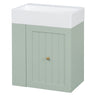 Modern Bathroom Vanity With Sink, Storage Cabinet, Drawer & Side Shelf