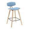 Fox - Swivel Bar Height Stool - Light Brown