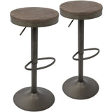 Dakota - Adjustable Barstool - Antique Metal