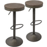 Dakota - Adjustable Barstool - Antique Metal