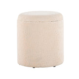 Tahoe - Storage Ottoman - Beige Wool
