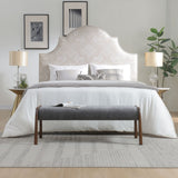 Modern Upholstered Long Bench For Kitchen