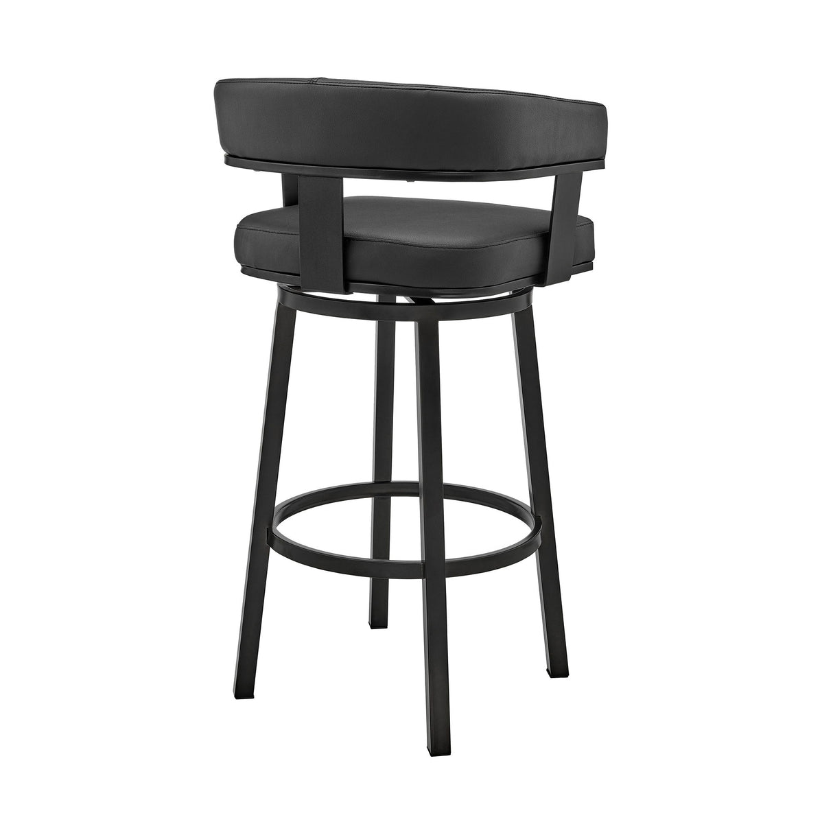 Cohen - Swivel Bar Stool - Black Finish