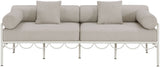 Portofino - Resilient Water Repellent Fabric 85.75" Upholstered Outdoor Patio Sofa
