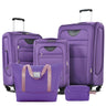 Softside Luggage Expandable Set With Duffel Bag Upright Spinner