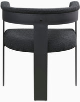 Romeo - Boucle Dining Chair With Black Base (Set of 2)