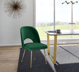 Logan - Dining Chair (Set of 2) - Gold Legs