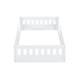 Platform Bed With Guardrail