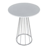 Canary - Counter Table - Chrome Metal