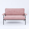Modern Metal Frame Sofa With Sponge Filling For Compact Spaces And Versatile Use