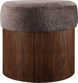 Nimes - Ottoman / Stool With Brown Base