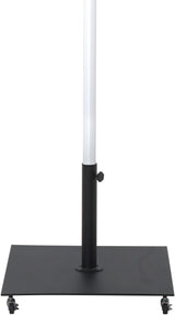 Amalfi - Aluminum Patio Umbrella - Black Base / White Pole