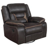 Greer - Upholstered Swivel Glider Recliner Chair
