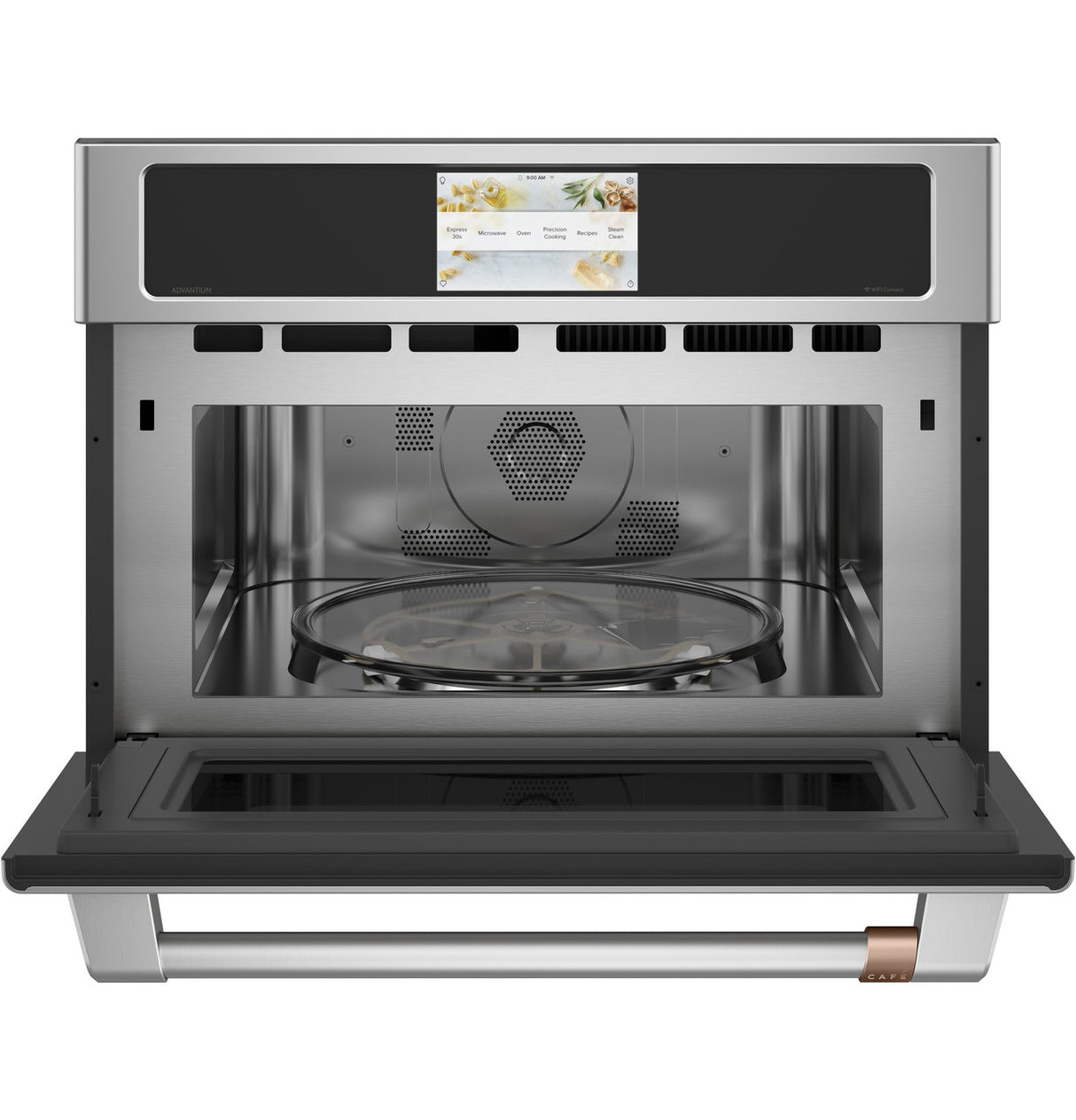 Café 30 in. Single Wall Oven with Advantium Speedcook Technology, Stainless Steel - CSB912P2VS1