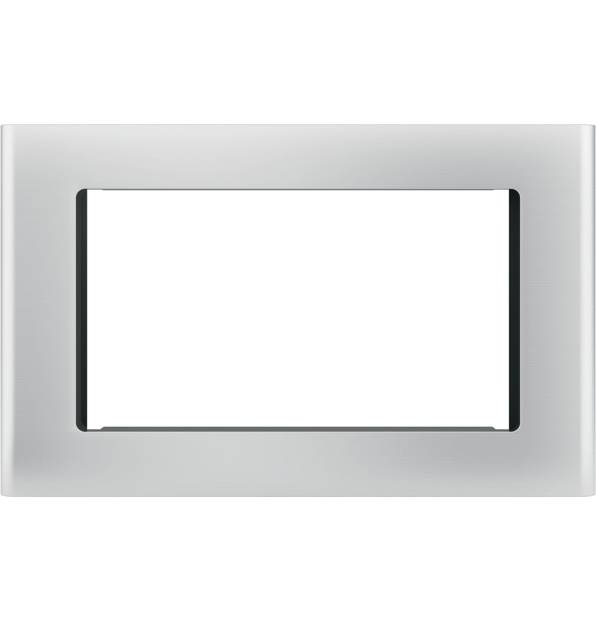 GE JX9152SJSS 27 inch built-in microwave trim kit in stainless steel front view