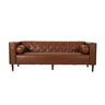 Contemporary 3 Seater Sofa With Tufted Design