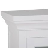 Avington - 2 Door Wall Cabinet With Cubbies - Pure White