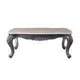Ariadne - Coffee Table - Marble Top & Platinum