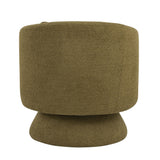 Zara - Upholstered Contemporary Swivel Accent Chair With Pillow