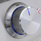 Blaze Sunrise 8-Ft Outdoor Kitchen Island w/ 32-Inch LTE+ Natural Gas Grill in Architectural Bronze w/ Keon Countertop