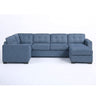 Reversible Chaise U - Sectional Couch, Living Room 3 Piece Set