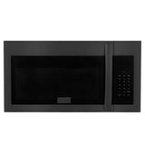 Kitchen Package with 30 in. Black Stainless Steel Rangetop, 30 in. Over The Range Microwave with Modern Handle and Double Wall Oven - (3KPRTBOTR30AWD) -