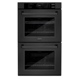 Kitchen Package with 48 in. Black Stainless Steel Rangetop, 48 in. Convertible Range Hood and Double Wall Oven - (3KPRTBRH48AWD) -