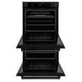 Kitchen Package with 48 in. Black Stainless Steel Rangetop, 48 in. Convertible Range Hood and Double Wall Oven - (3KPRTBRH48AWD) -