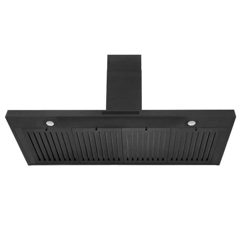 Kitchen Package with 48 in. Black Stainless Steel Rangetop, 48 in. Convertible Range Hood and Double Wall Oven - (3KPRTBRH48AWD) -