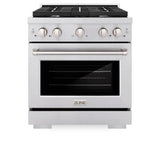 30 in. Kitchen Package with Stainless Steel Gas Range, Modern Over The Range Microwave and Tall Tub Dishwasher - (3KPSGROTR30DWV) -
