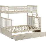 Bunk Bed With Ladder, And Safety Guard Rails