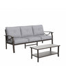 Patio Furniture Set With Coffee Table And Cushions For Backyard
