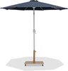 Fiji - Aluminum Patio Umbrella With Square Teak And White Base