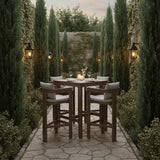 Newport - Water Resistant Fabric Upholstered Outdoor Patio Bar Stool