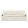 Modern 3 Seater Sofa With Side Storage Pockets For Living Room