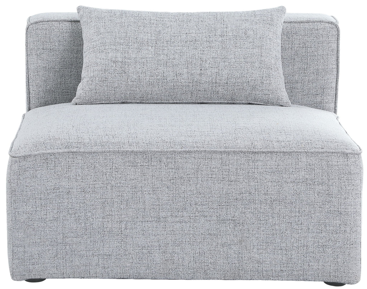Cube - Linen Armless Chair