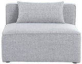 Cube - Linen Armless Chair